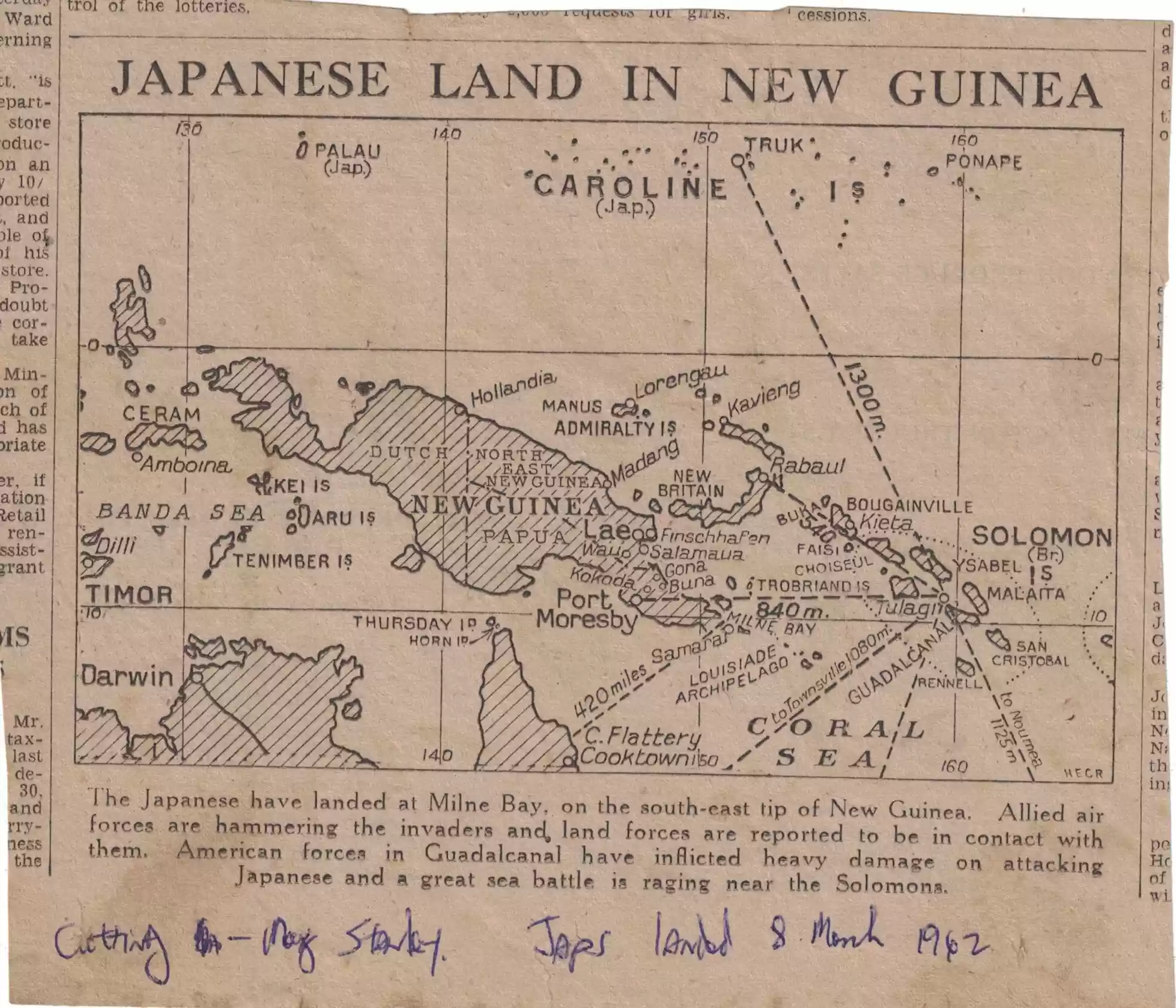 Jap landing in PNG_May Stanley clipping.pg